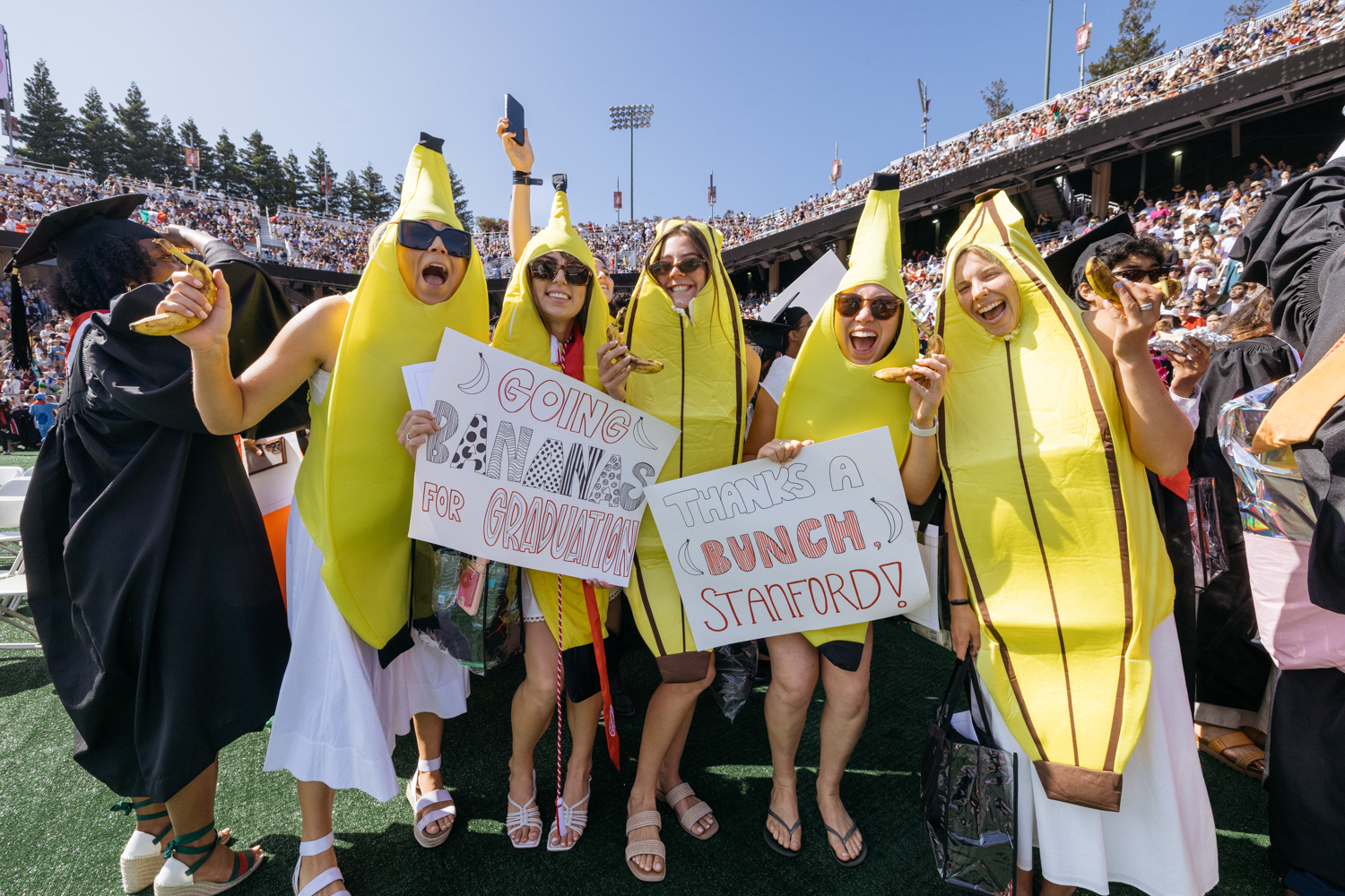Open video Students don banana costumes at Wacky Walk 2025 in a modal